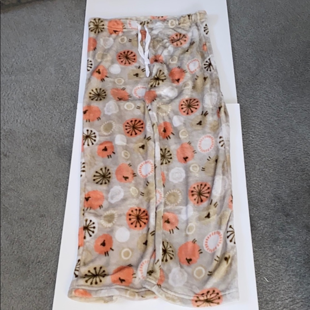 Shiny warm fuzzy pj bottoms